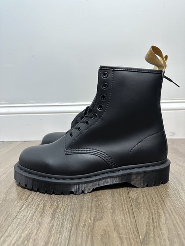 Mono Leather Doc 27032 Black Smooth Size 10