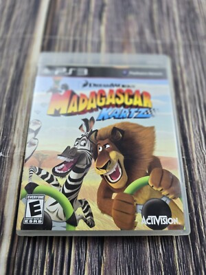 Madagascar Kartz (Sony PlayStation 3, 2009) PS3 Game Tested No Manual 