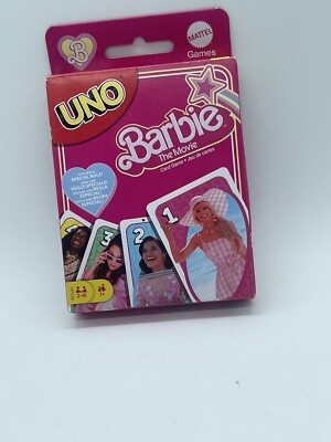 Mattel Games UNO Barbie the Movie Card Game, Inspired by the Movie for Family