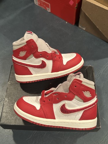 Size 8C - Nike Air Jordan 1 Retro High TD 'Newstalgia Chenille