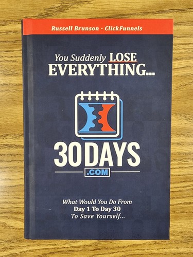 ラッセル・ブランソン　30 Days Book+Funnel Cookbook The Funnel Hacker's Cookbook for use with ClickFunnels