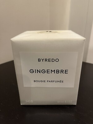 Byredo Sealed Gingembre Fragranced Scented Candle 240 G / 8.1 Oz