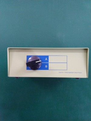KNTK RJ11 2 Way Data Transfer Switch Box Rotary Type 11 Pin Telephone Phone Jack