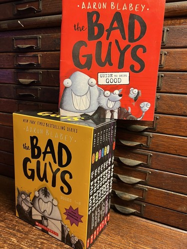 The Bad Guys Box Set: Books 1-8 by Aaron Blabey Paperback +