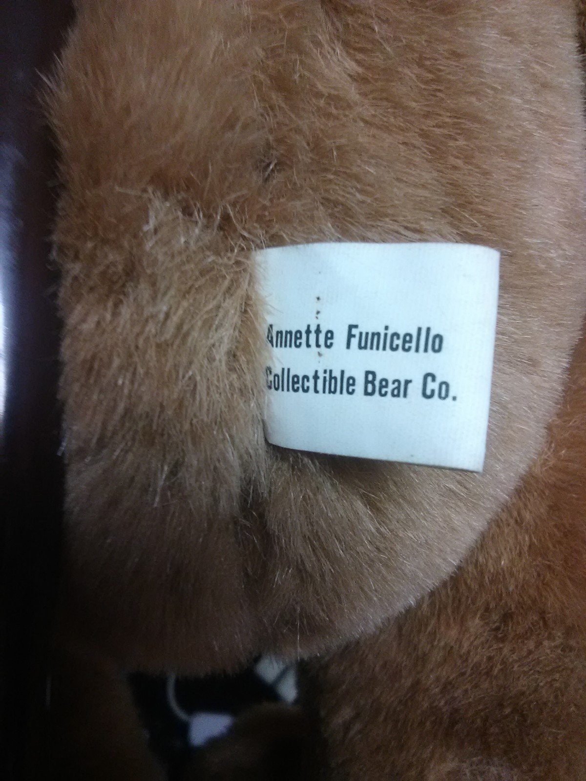 Annette Funicello Collectible Bear Co - 15 inch tall jointed Bear w stand - *800