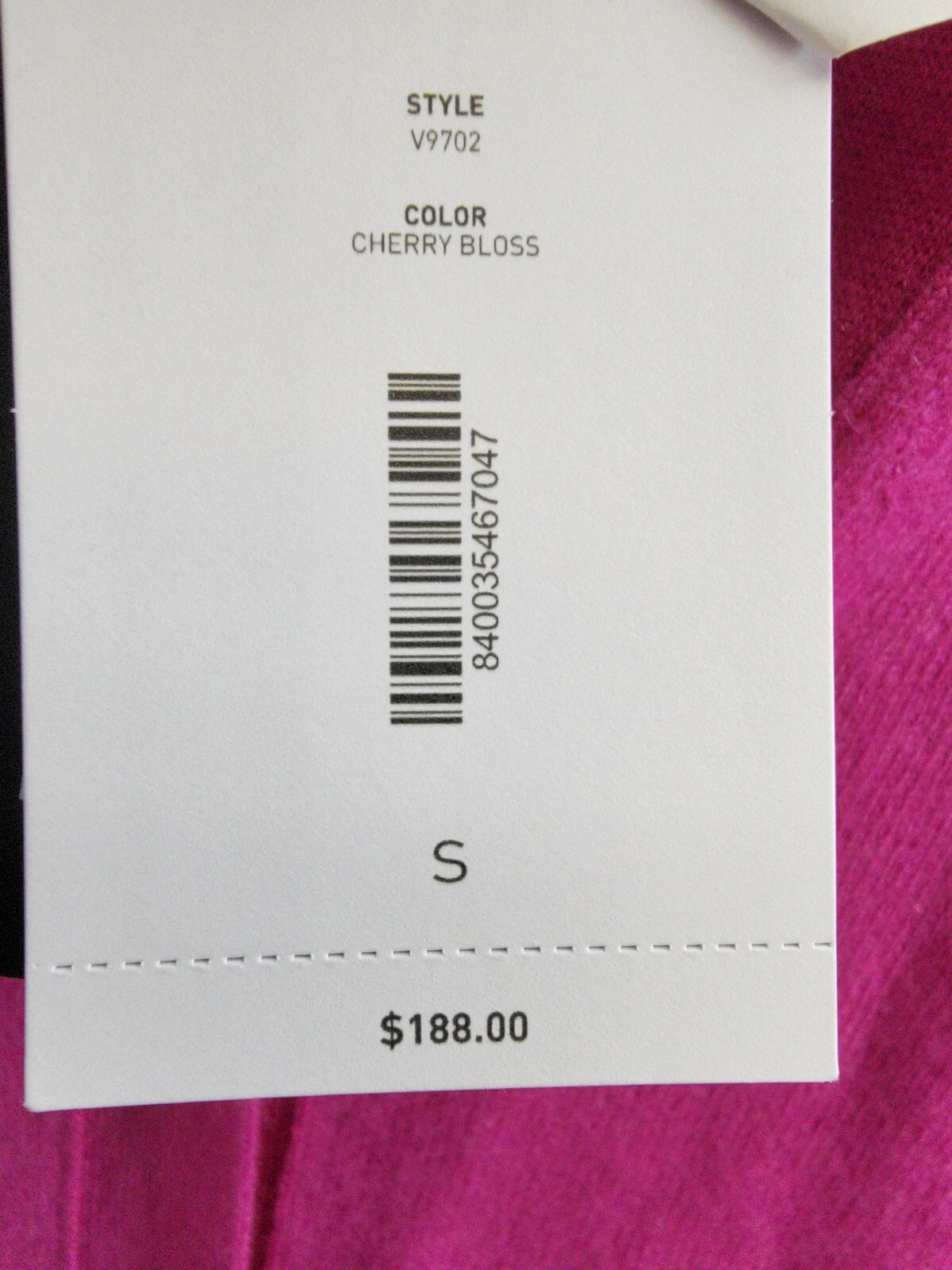 C by Bloomingdale's Cashmere Grandfather Cardigan Women's S Cherry Blossom L/S - Picture 16 of 16