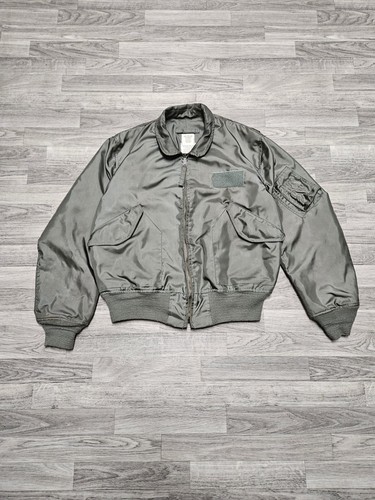 ALPHA INDUSTRIES CWU-36P VINTAGE　GRAY Vintage 80s Alpha Industries CWU-36P Military Flyers Jacket