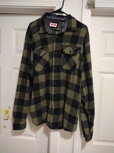 wrangler fleece lined flannel