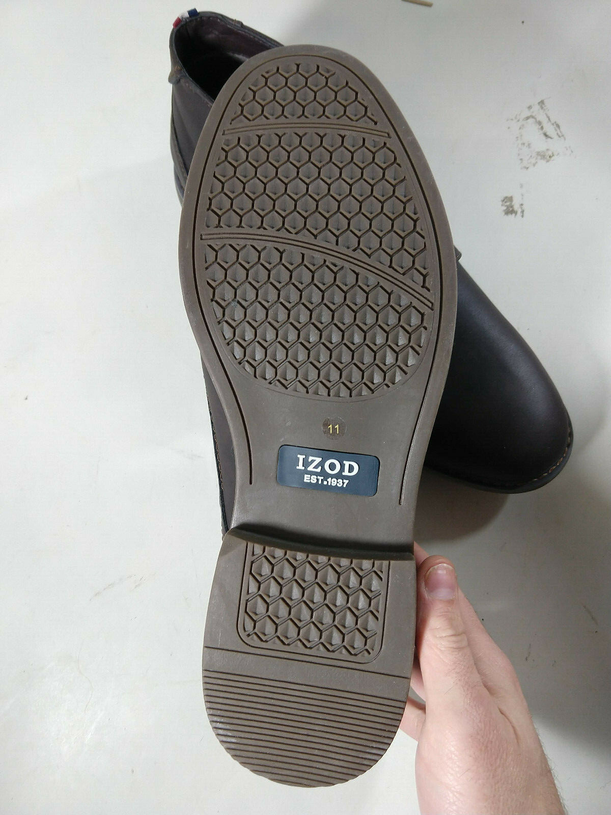 NEW!! Izod Men's Brown Inwood Gaucho Chukka Boots Brown