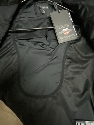 Pre-owned Harley-davidson Men Sheridan Switchback Lite Media Jacket 98129-22vm Medium In Black Gray- Colorblock