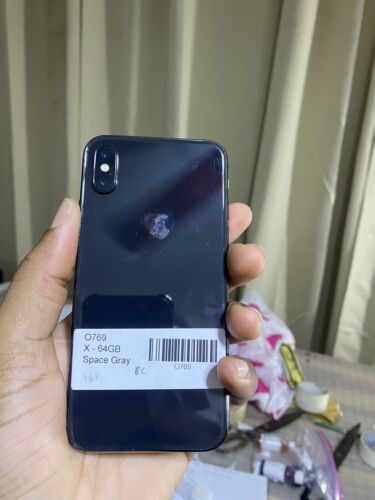 Apple iPhone X Space Gray - 64GB - Factory Unlocked - Good Apple iPhone X Space Gray - 64GB - Factory Unlocked - Good