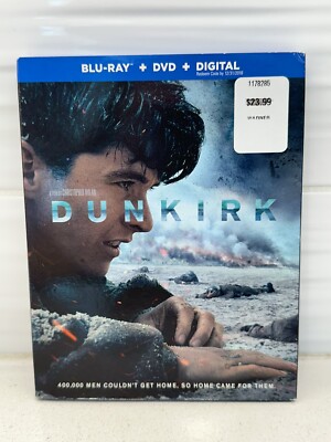 Dunkirk A Film by Christopher Nolan (Blu-ray/DVD, 2017, 3-Disc Set)