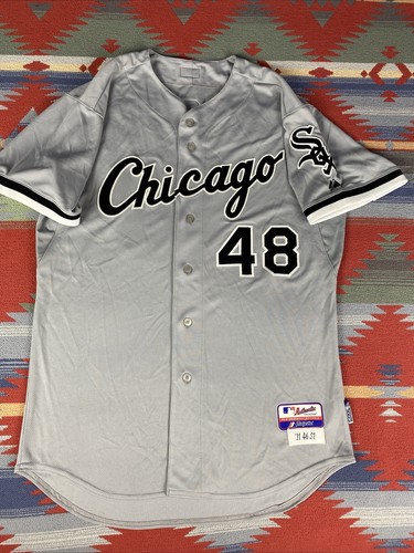 Jeff Marquez Chicago White Sox Game Jersey Majestic sz 46