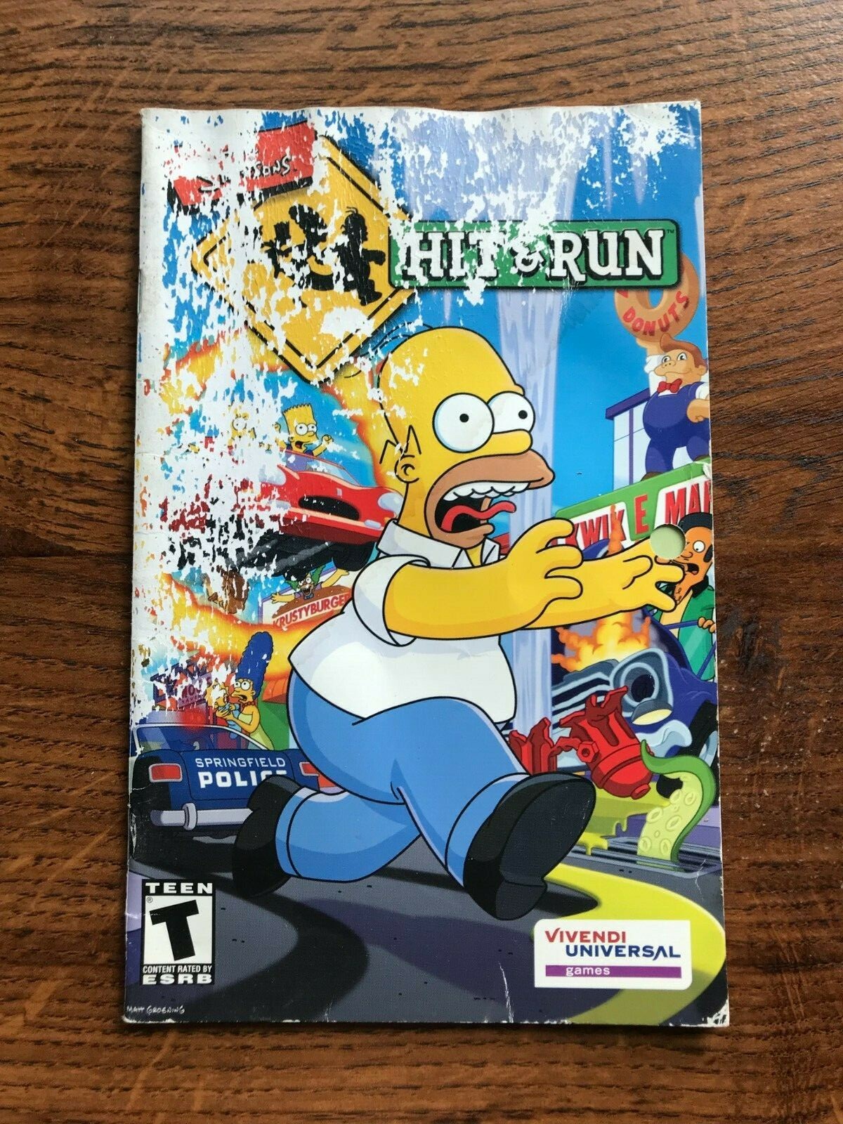 Simpsons Hit & Run (damaged cover) PS2 Playstation 2