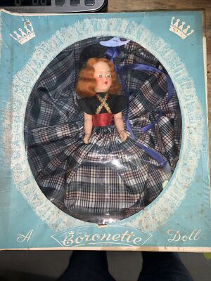 A Coronette Doll #1088 Scotch Lassie in box - vintage
