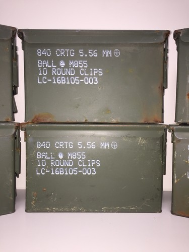 Lot of 100 U.S Military Ammo Cans, Military Surplus, M2A2