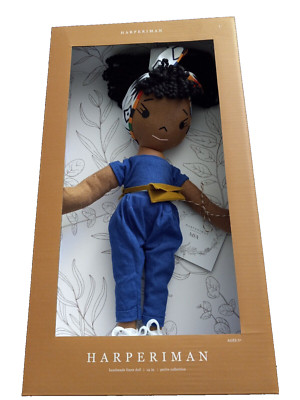Harperiman Mia 14'' Plush Handmade Linen Doll New