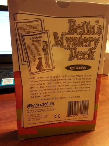 Bella's Mystery Deck Game by MindWare NEW Factory Sealed