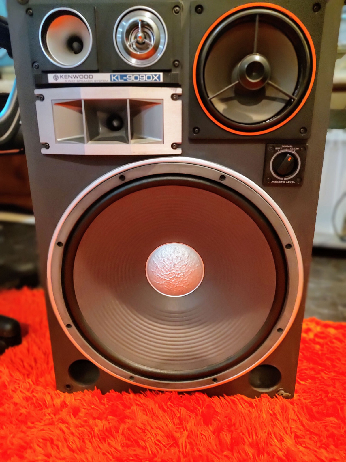 Kenwood KL9090x - Rare Vintage floor standing 5 way/12 inch woofer