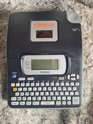 Used Casio KL-820 Label Printer (Black)
