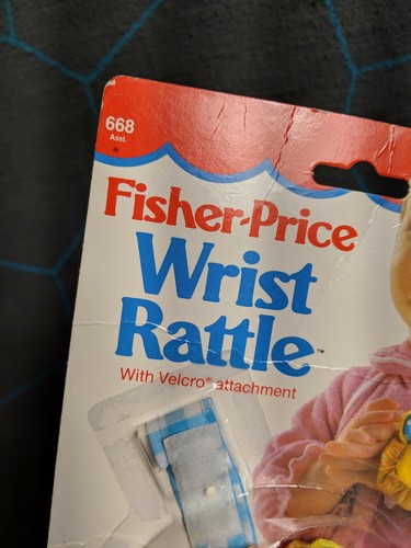 Vintage Collectible Fisher Price Wrist Rattle Lion