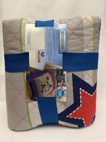 NEW Paw Patrol Twin / Full Quilt & Sham 72 x 86