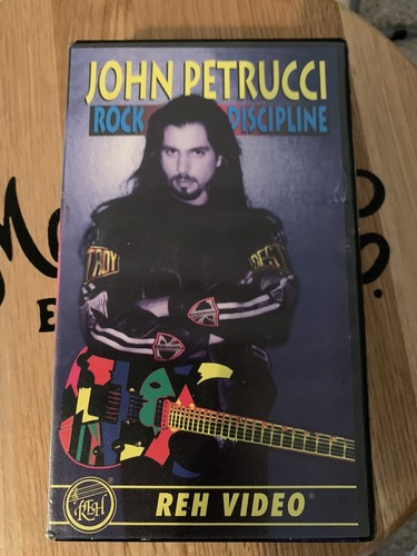 John Petrucci Rock Discipline VHS Video Tape Dream Theater