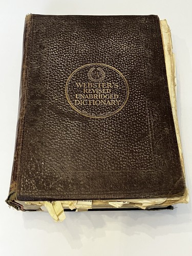 Webster's 1890 Rare Antique Unabridged Revised International