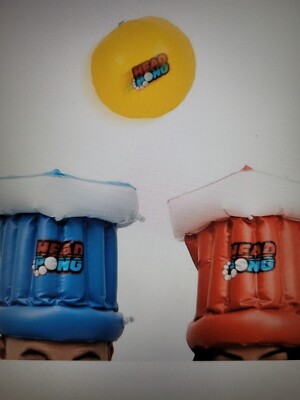 Head Pong Game For 2 Players, 2 Inflatable Hats 1 Inflatable Ball - FUN!!!