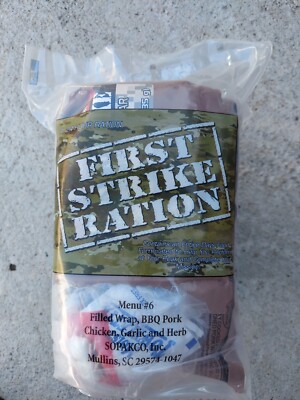 First Strike Ration MREp. Menu#6.