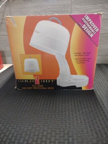 Gold N Hot Full Hood 1400 Watt Professional Hair Dryer