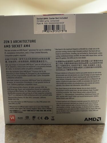AMD Ryzen 9 5900X 12-core 24-thread Desktop Processor - 12 AMD Ryzen 9 5900X 12-core 24-thread Desktop Processor - 12