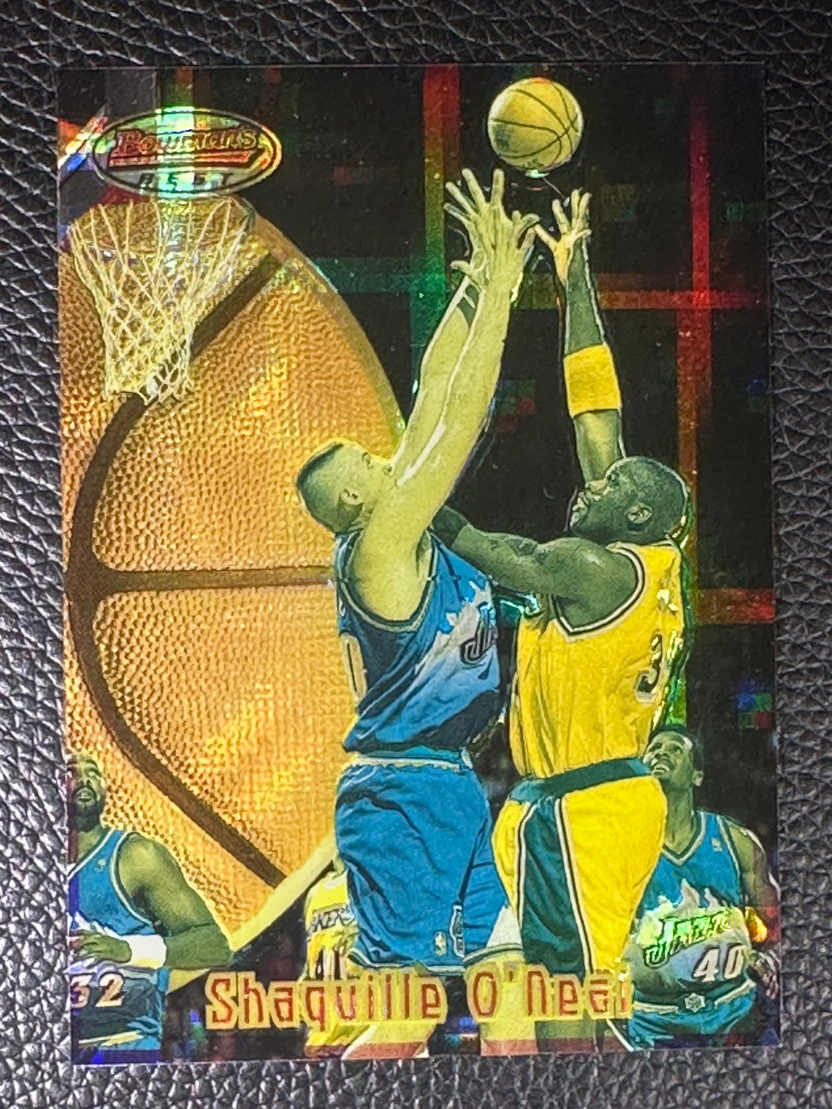 1997 Bowman's Best Atomic Refractor #BBP10 Shaquille O'Neal