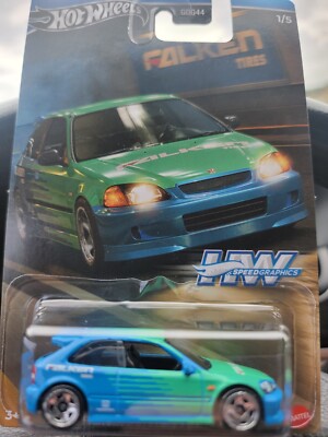 Hot Wheels HW Speed Graphics Falken '99 Honda Civic Type R EK9