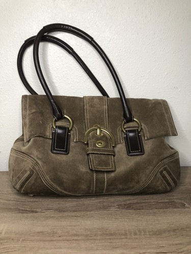 バッグ Coach Soho Demi Flap Suede Shoulder Bag s-l1200.jpg