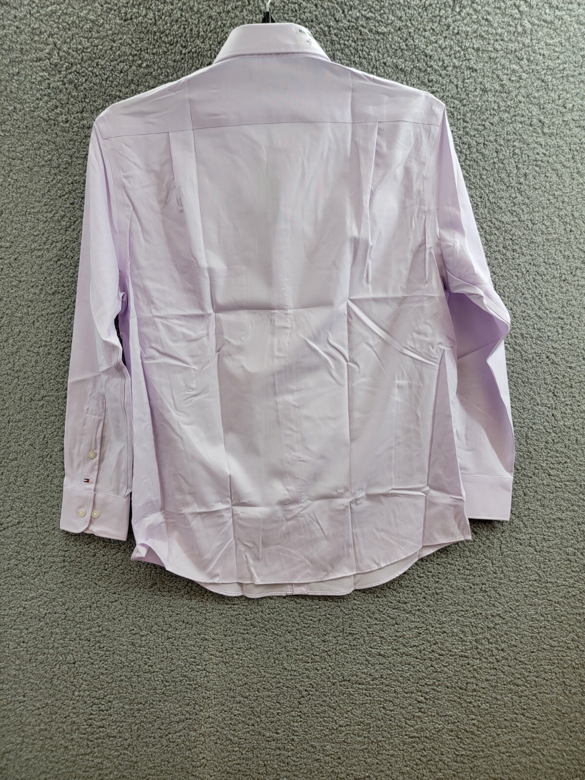 Tommy Hilfiger TH Flex Stretch Pinpoint Oxford Dress Shirt L 32/33 16 Lavender - Picture 14 of 18