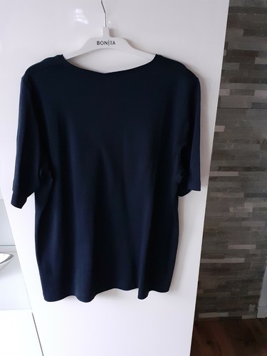 Ulla Popken Damen TShirt Gr. 4648 marine classic NEU mit Etikett