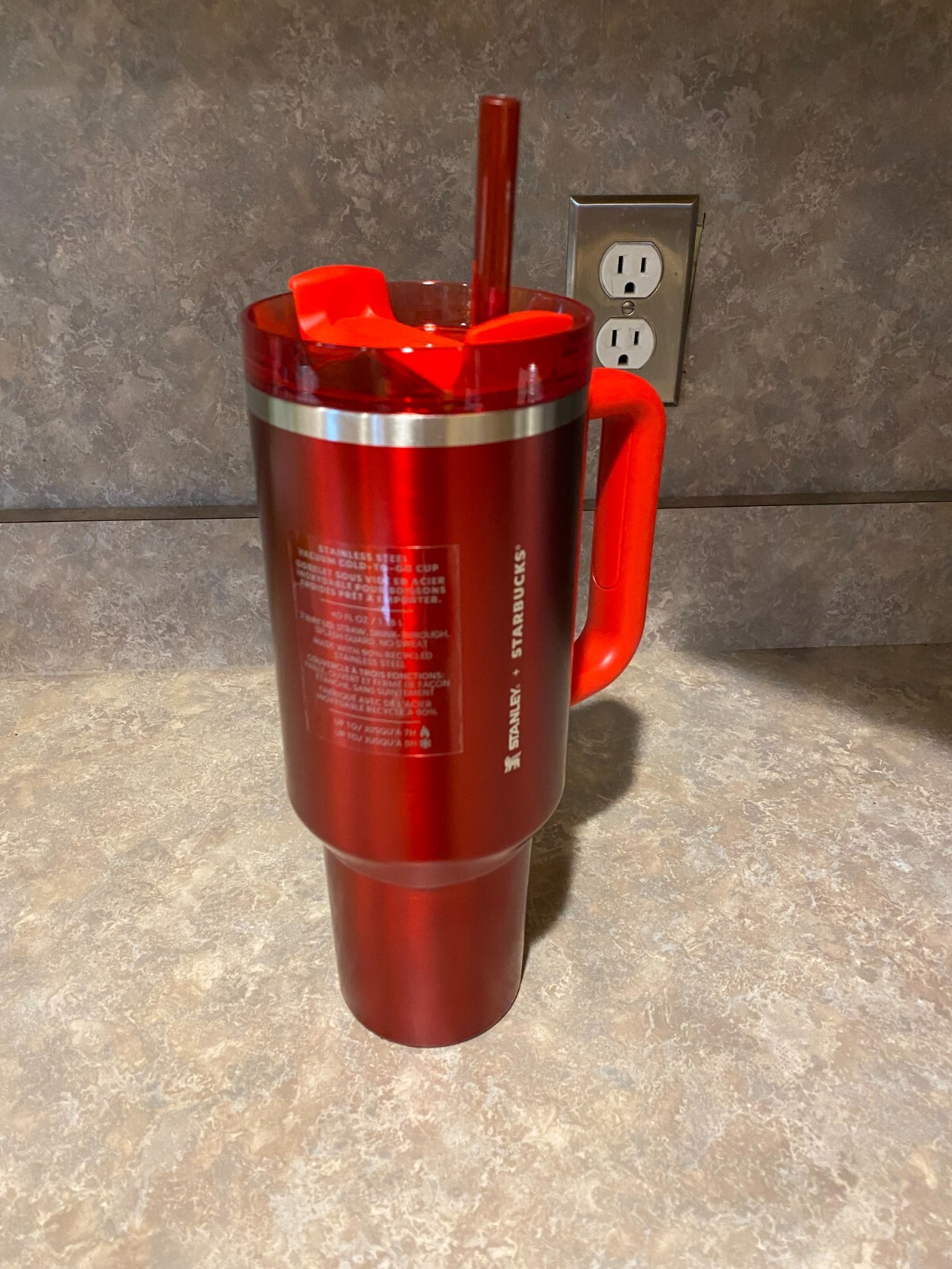 Starbucks X Stanley 2023 Holiday Red 40oz Tumbler Limited Edition 
