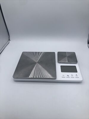 KitchenAid Digital Dual Plate Kitchen Food Scale Stainless Steel KQ909