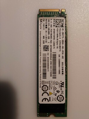 Dell M.2 PCIe NVME Gen 3x4 Class 40 2280 Solid State Drive - 1TB