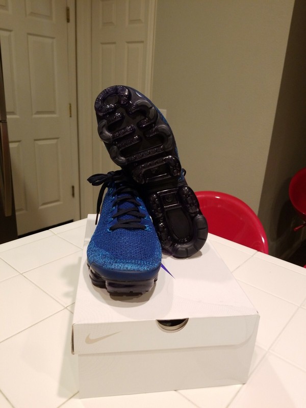 air vapormax flyknit 2 gym blue
