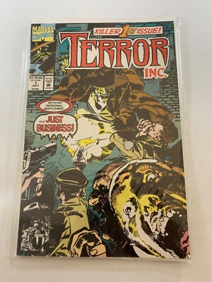 Terror Inc. #1 July 1992, Marvel Killer First Issue! BRAND NEW