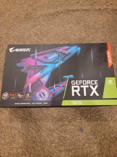 GIGABYTE AORUS GeForce RTX 3070 Ti MASTER 8GB GDDR6X GPU GV-N307TAORUS M-8GD GIGABYTE AORUS GeForce RTX 3070 Ti MASTER 8GB GDDR6X GPU GV-N307TAORUS M-8GD