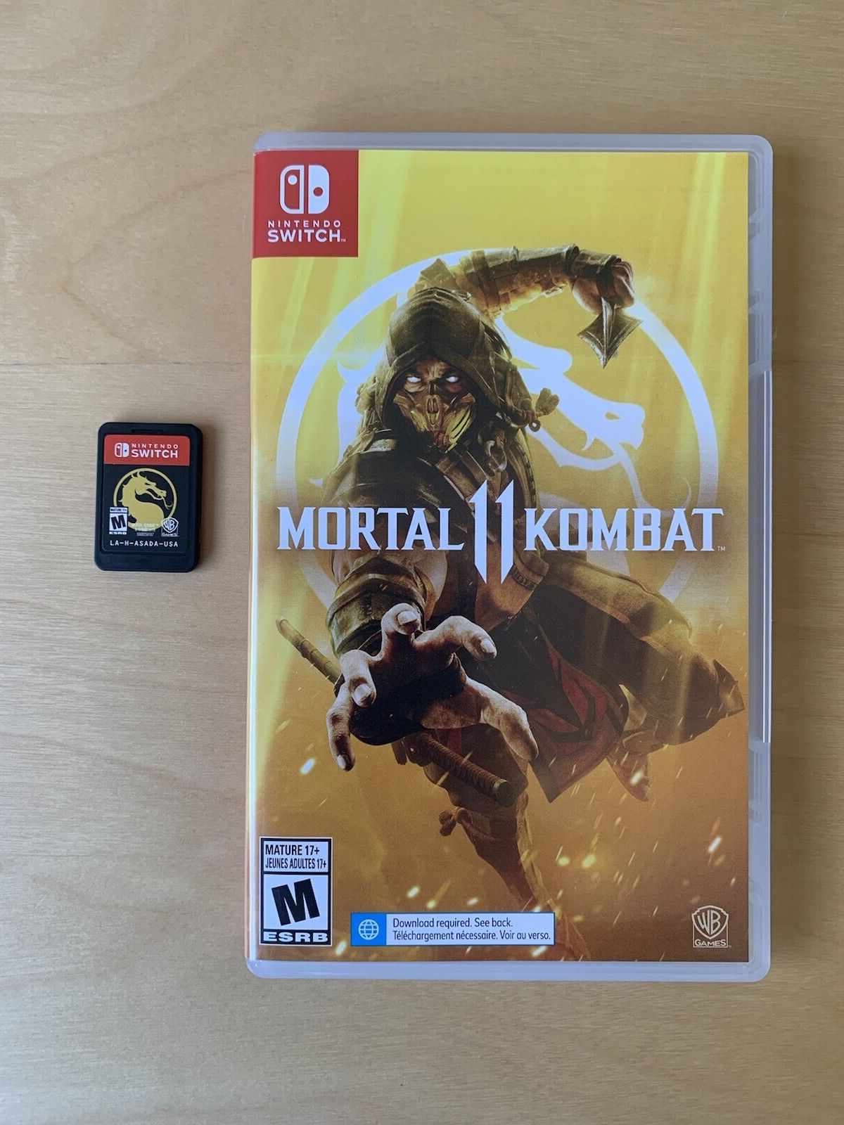 Nintendo Switch shou Mortal Kombat 11 Nintendo Switch 2020 Tested video game used