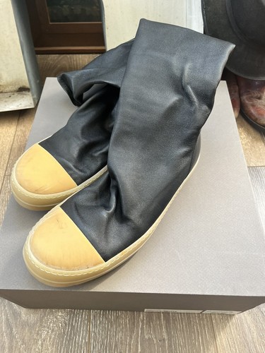 rick owens shoes men Sock Boot W Gum Sole. Eu Size 40 US Size About A 9 Men
