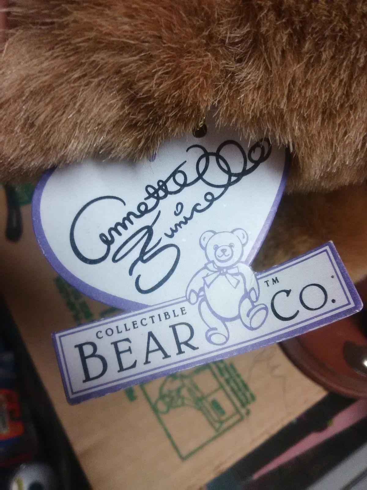 Annette Funicello Collectible Bear Co - 15 inch tall jointed Bear w stand - *800