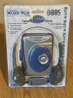 GPX Model C3152BI AM/FM Cassette Personal Stereo 
