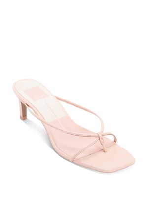 

Женские розовые босоножки без шнуровки Kayden DOLCE VITA из кожи с ремешками на каблуке, Розовый, KAYDEN