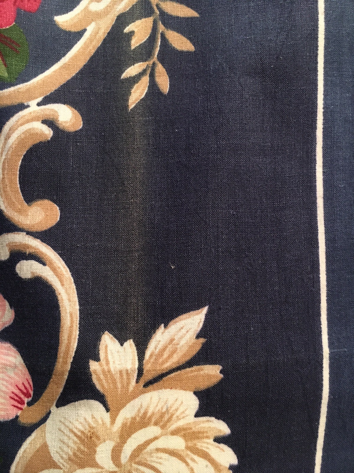 Vintage Floral Fabric - 36