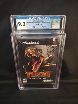 Turok: Evolution CGC 9.2 A Sealed New (Sony PlayStation 2, 2002) Not Wata or VGA